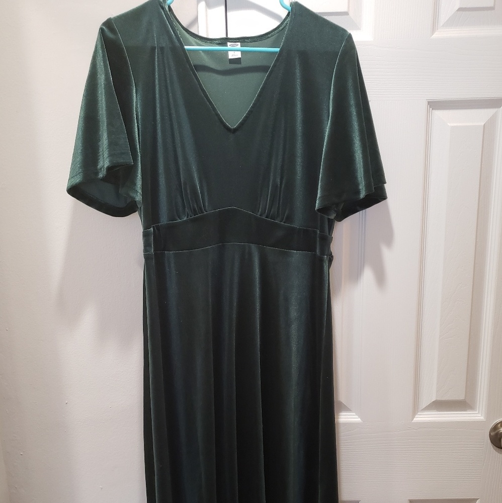 OLD NAVY Forest green dress